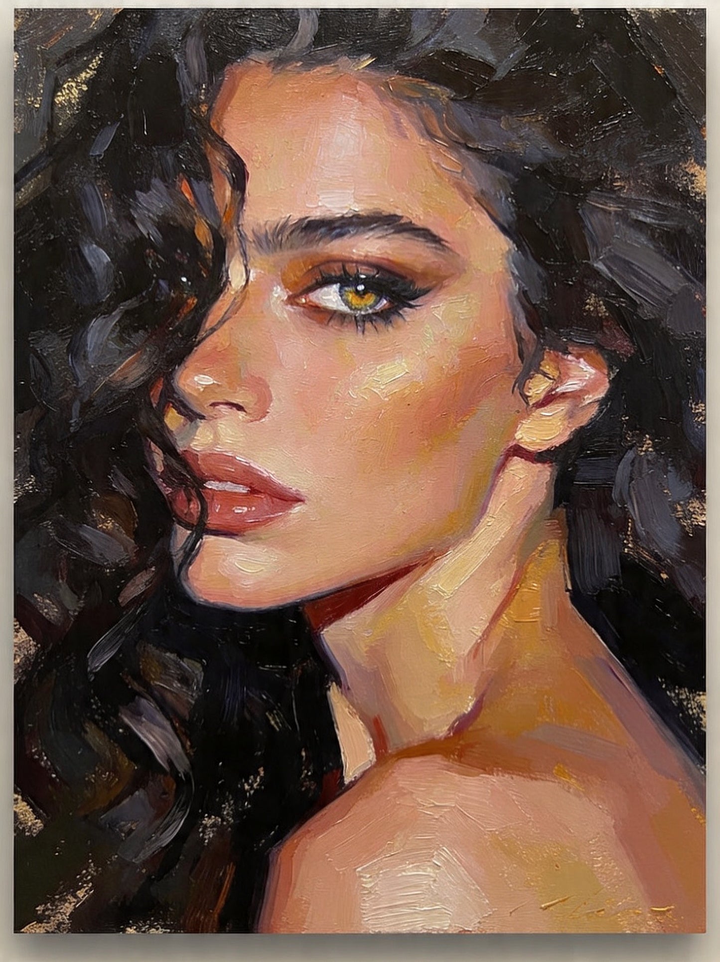 This One with her looking over her shoulder | Digital Download